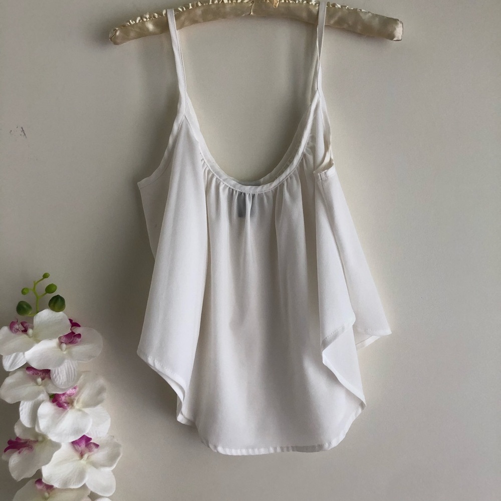 Charlotte Russe Sheer Crop Top size M